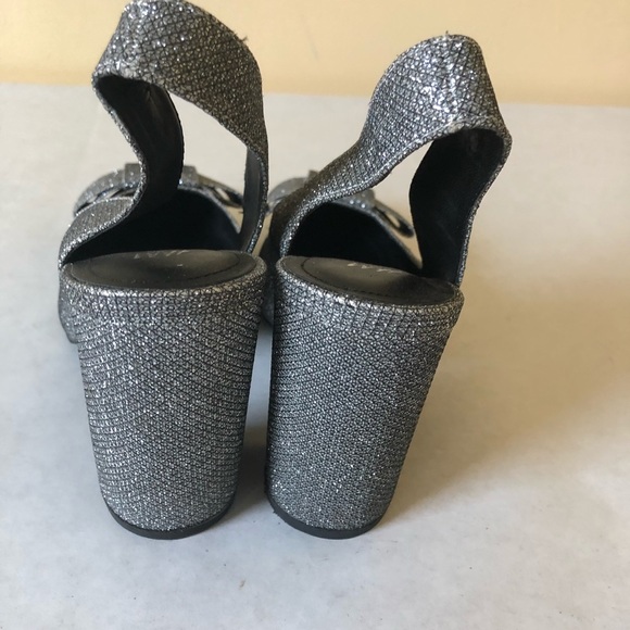 Women's Glittery Slingbacks NEW - Picture 4 of 8